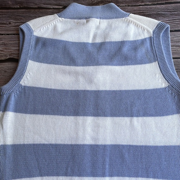 VINTAGE | IZOD preppy striped sweater vest - Picture 8 of 10
